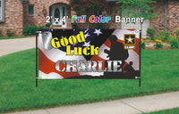 ARMY - Good Luck Custom Banner