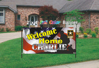 ARMY - Welcome Home Custom Banner