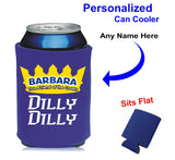 Dilly Dilly, True Friend of the Crown Personalized Royal Blue Beer Coolie