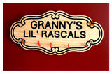 Granny's Lil Rascals Wood Picture Hanging Sign