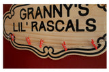 Granny's Lil Rascals Wood Picture Hanging Sign