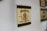 Jameson Whiskey Barrel Sign - Rustic Wooden Barren Whiskey Laser Engraved Sign - 14" tall x 10.5" wide