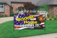 Marines - Welcome Home Custom Banner