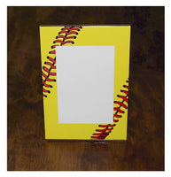 Softball Seams (Set of 10) Acrylic 5x7 Picture Frame - Team or Individual - Personalize Free - Ben & Angies Gifts