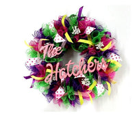 Spring Wreath Personalized, Deco Mesh w/Ribbon, Easter Wreath Personalized - Free Shipping - Ben & Angies Gifts