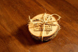 Personalized wood bark coasters (Set of 2), At the Lake the (your name) do beer thirty and wine o'clock wood bark coaster, Personalized coasters - Ben & Angies Gifts