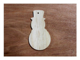 Unfinished Set of 12 Wooden Snowman Cutout, Teachers Special Christmas project, Class project - Ben & Angies Gifts