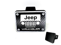 Jeep Wrangler Trailer Hitch Cover, Carbon Fiber, Jeep Hitch Cover, Wrangler Hitch Cover, Jeep Gift - Free Shipping - Ben & Angies Gifts