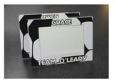 Soccer (Single) Acrylic 5x7 Picture Frame for Team or Individual - Personalize Free