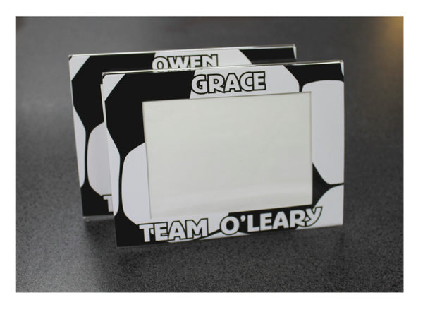Soccer (Set of 12) Acrylic 5x7 Picture Frame for Team or Individual - Personalize Free